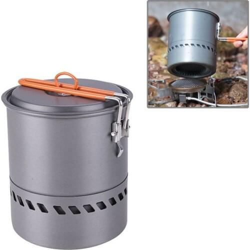 New 1.5L Portable Outdoor Fast-Heating Pot Utensil 3800W Camping Traveling Tableware For Cooking Hiking Picnic Set