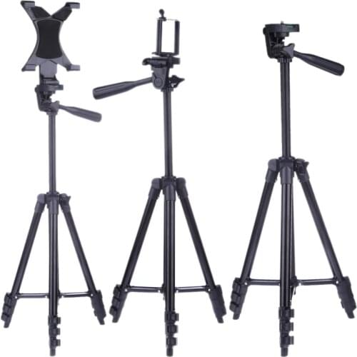 Professional Camera Aluminum Tripod Stand Holder For iPad 2 3 4 Mini Protable Tripod For Air Pro For Canon Nikon DSLR Camera