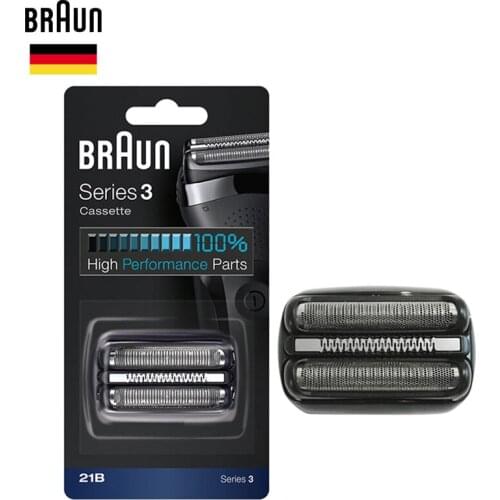 Braunn 21B Shaver Replacement Head Razor Blade Series 3 Cassette /H3 ( 300s 301s 310s 3000s 3020s 3050cc 3080s Cruzer6 )
