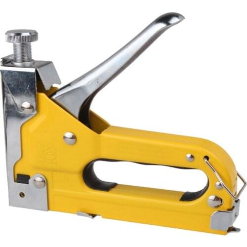 3-way Heavy Duty Manual Nail Stapler Nail Staple Gun Tacker Upholstery Wood Hand Door Framing Finish Furniture Stapler Tools