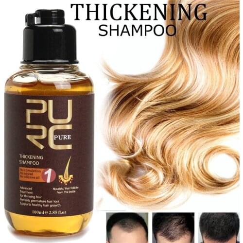 Herbal Ginseng Shampoo Hair Growth Essence Treatment For Hair Regrowth Serum Repair Hair Root Thicken Hair Care
