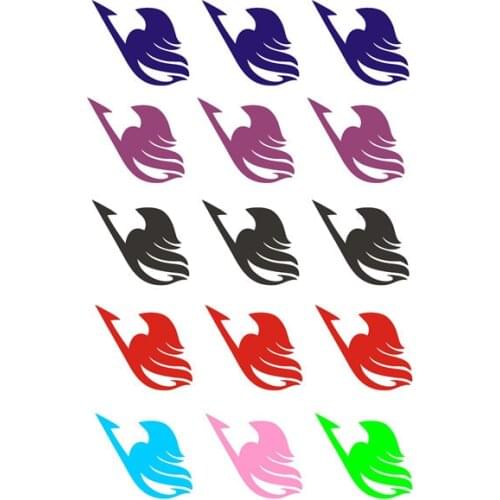 Logo Fairy Tail Waterproof Stickers Natsu Elza Gray Lucy Zera Yuri Zero Constellation Tempora Cosplay Tattoos