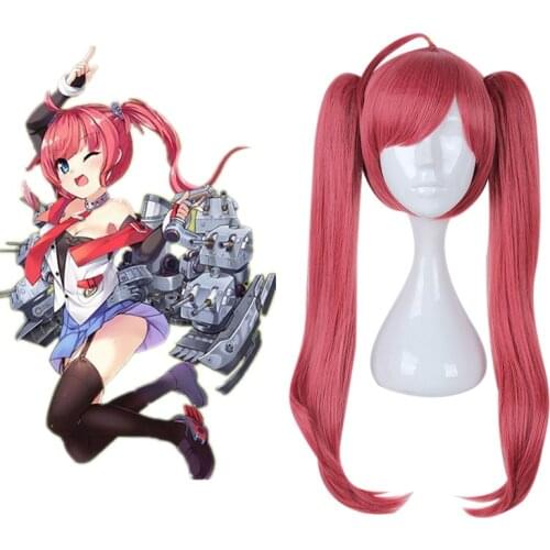 Game Azur Lane Cosplay Wigs USS San Diego Cosplay Heat Resistant Synthetic Wigs Halloween Carnival Party Women Wigs