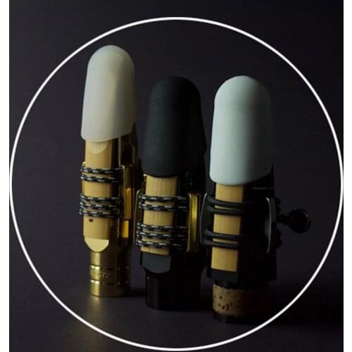 1PCS Sax Mouthpiece Protective Cap Silica Gel for Soprano/Alto/Tenor/Clarinet M size Universal