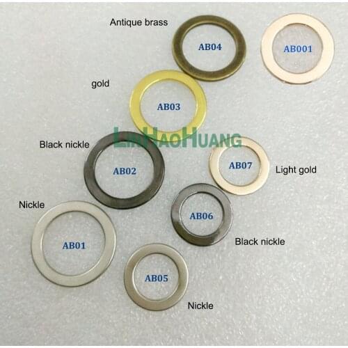 30pcs/lot Nickel&Black Nickel&Gold&Bronze Swimwear O-ring Bikini Alloy Ring Swimsuit DIY accessories bikini rings connectors