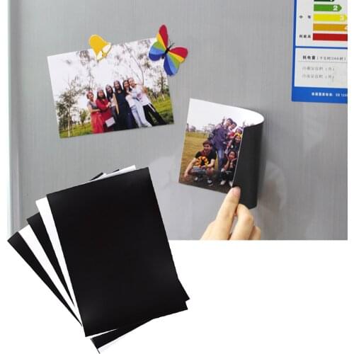 5PCS Standard A4 Size Printable DIY Personalized Fridge Refrigerator Magnet Photo Paper Sheets for All Inkjet Printers