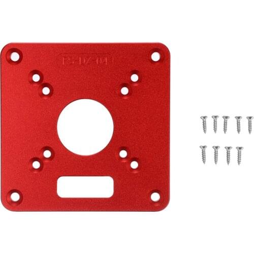 Aluminum Alloy 120x120mm Woodworking Router Table Insert Plate Mounting Base Plate For MAKITA RT0700C