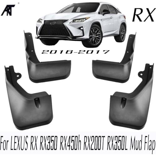 Mudflaps For LEXUS RX RX350 RX450h RX200T RX350L 2016 2017 2018 Splash Guards Front Rear Mudguards Fender Molded Mud Flap Flaps
