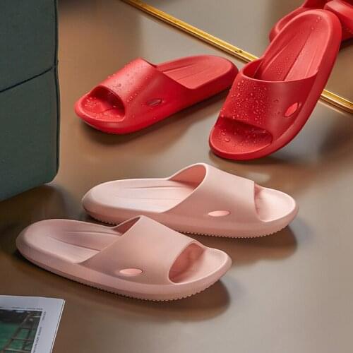 Posee Mango Shoes Summer Slippers Home Bath Antiskid Indoor Soft Sole Couple Female PS5806