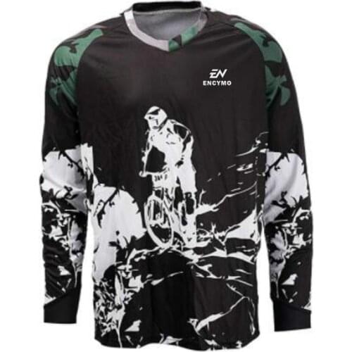 ENCYMO Camiseta de Motocross para Hombre sports team cycling mallot ciclismo hombre jerseys mountain sweatshirt mtb bike