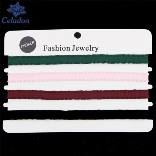 Hot Sale Fashion Lace Necklace Combination Of Four Card Suit 1 set/bag By Designer Jewelry Making