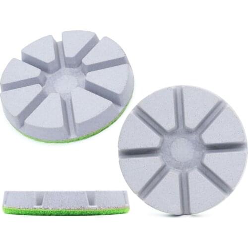 3pcs 3" Concrete Floor Grinding Discs Diamond Polishing Pad wheel 80mm Resin Bond for Concrete Polishing Diamond Tool