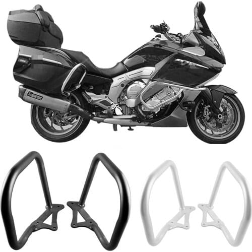 New Motorcycle Rear Engine Crash Bar Guard Protection For BMW K1600GTL 2011 2012 2013 2014 Black Silver