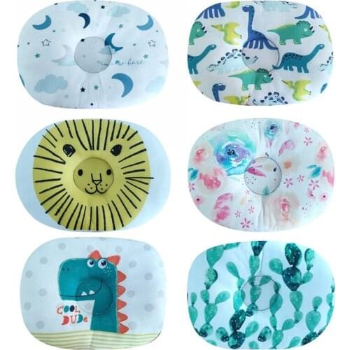 Baby Printing Nursing Pillow Head Shaping Correction Anti-Deviation Sleep Positioning Cushion Support for Infants Newborn