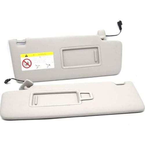 OEM Sunvisor Sun Shade with Mirror Light Switch for Skoda Octavia A7