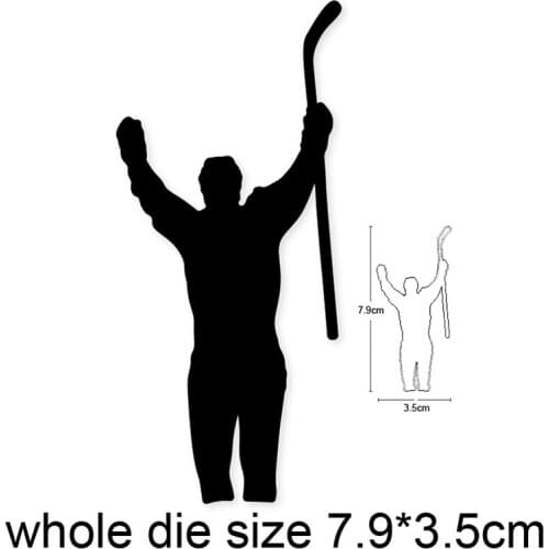 Hockey Championship Metal Cutting Dies Stencils for Scrapbooking dies Embossing Dies Cuts Crafts Paper Stamps and Dies New 2020