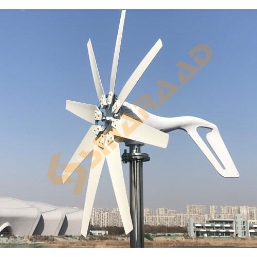1000W Wind Turbines Generator Free Energy For Home MPPT Controller Low Noise Low Wind Speed Start 12V 24V Windmill Generator