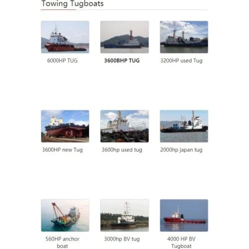 All new and second hand vessel and ship (presale)