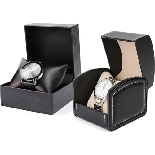 High-Grade Leather Watch Box Holder Organizer Watches Storage Jewelry Presen Gift Boxes Case Display Christmas Gift