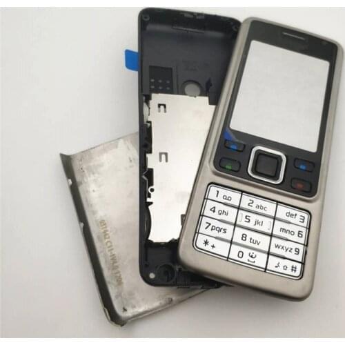 10Pcs/Lot For Nokia 6300 Full Complete Mobile Phone Housing Battery Cover Door Frame With English Keyboard