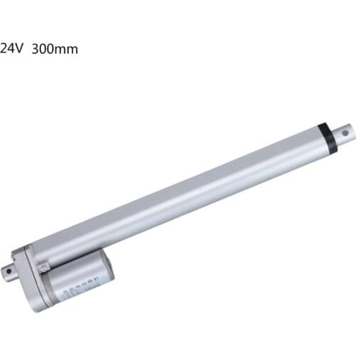 24V DC Electric Linear Actuator Motor Controller 30mm/s 300N Stroke 50/100/150/200/250/300/350/400mm