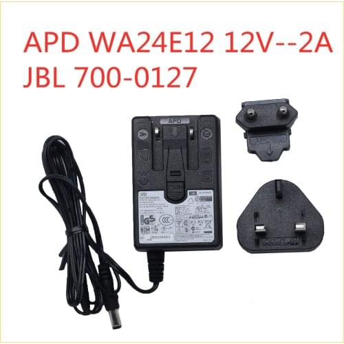 700-0127 WA24E12 12V 2A Adapters Accessories Parts AC/DC Adapters For APD WA-24E12 12V--2A For JBL 700-0127