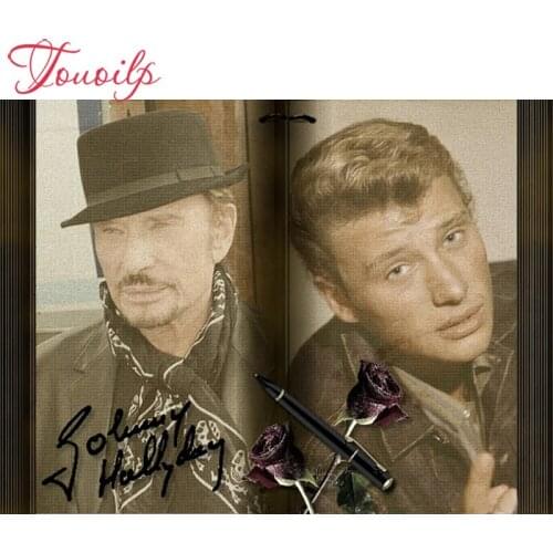 TOUOILP DIY Full Diamond painting Johnny Hallyday patterns bead Cross Stitch Rhinestone Embroidery Mosaic Hindu god,decor home