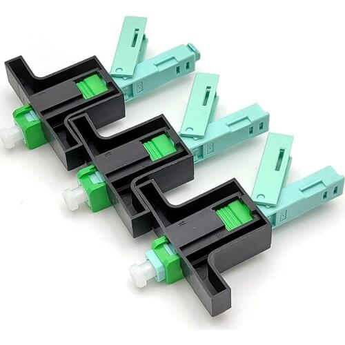 Free shipping Embedded Connector SC APC UPC FTTH holder Fiber Fast Connector with Fiber Quick Connector