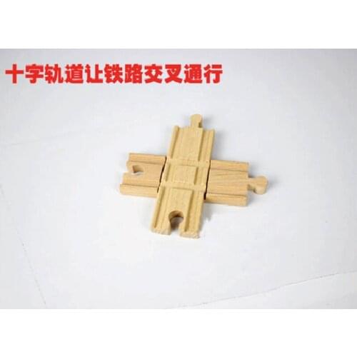 D546 Ju wood Cross track accessories The cross rail Suitable for wood and electric train series orbit 2pcs/LOT