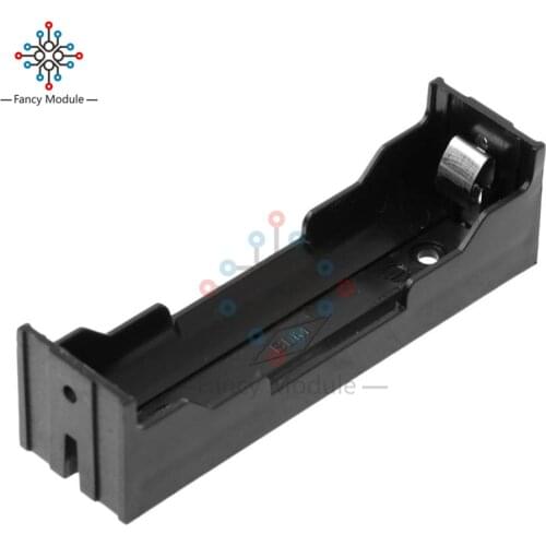 Diymore 18650 Lithium Battery Holder 1 Slot 3.7V 18650 Battery Storage Box Case with 2-Pin Connector