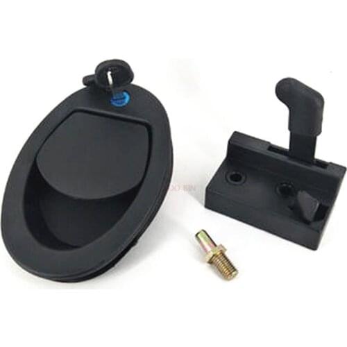 Excavator door lock assembly outside pull lock block parts excavator accessories For IHI50/60/70/90/80/100/110/NX