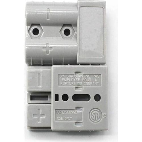 50Amp Battery Power Connector Kit Quick Connect Disconnect Winch Trailer Connectors Protective Shell For Connecting Plug