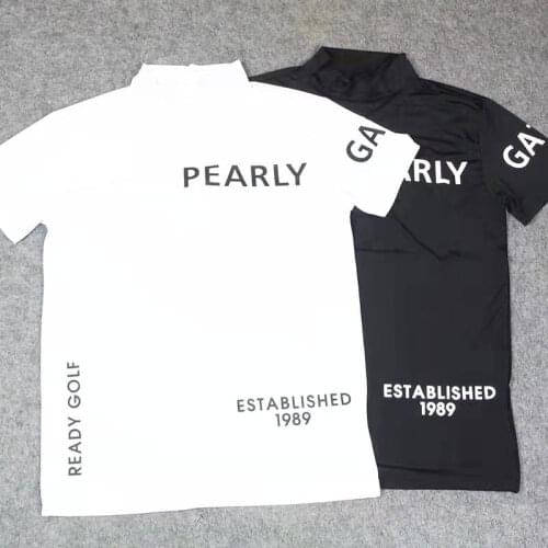 Mens new PG Golf T-shirt summer fashion sports short sleeve shirt breathable golf apparel 2021