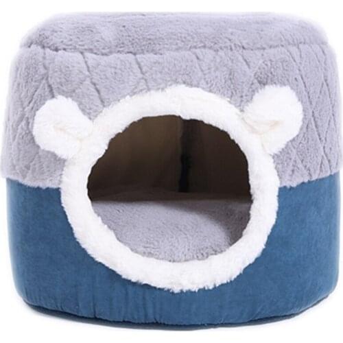 Soft Cat Bed House Winter Warm Sleeping Pet Dog Bed Pet Mat Warm Cave Kennel for Dog Puppy Home Sleeping Kennel Dropshipping