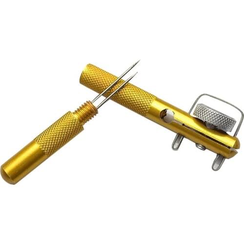 New Aluminum Alloy Fishing Line Knotter Fish Hook Tier With Sub-line Tier Fishing Knots Tie Device Fishing Accessories Tool