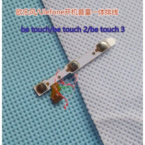 Original be touch be touch 2 volume up/down + power on/of button flex cable FPC for Ulefone be touch 3 phone + tracking number