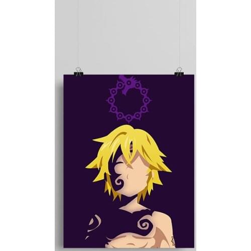 Meliodas Nanatsu no Taizai anime Canvas poster Painting wall Art decor Living room Bedroom Study Home Decoration Prints