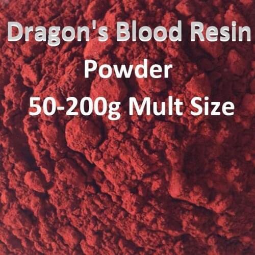 Dragons Blood Resin Powder (Daemonorops Draco) Exorcism Incense Dragon Blood Gum Powder