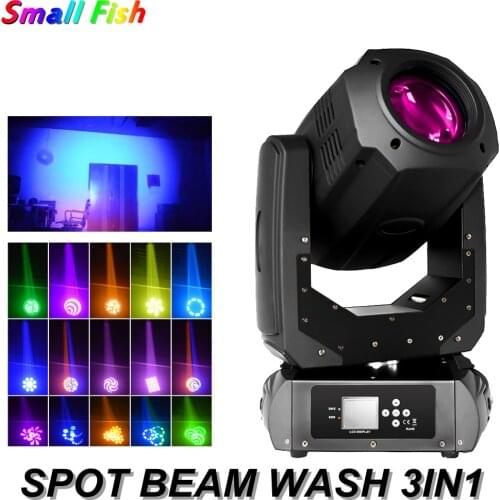 Professional High Power 200w White LED Beam Spot Wash 3IN1 Moving Head Light MDX512 DJ Disco Party Stage Light Night Club