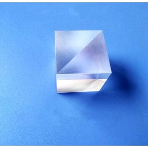 Split Prism Glued Tetragonal 25*25*25mm Split PRISM Ratio 5:5K9 Prism Lens Processing Customization