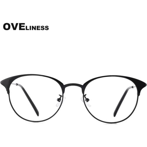 Retro Round eye glasses frame for women men Optical Metal eyeglasses frames Myopia Prescription glasses Korean eyewear Spectacle
