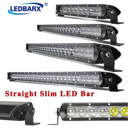 LEDBARX 11 21 26 32 Inch Offroad Led Bar Flood Spot Combo Beam Truck Led Light Bar For Auto ATV 4x4 4WD Boat Tractor Work Lights