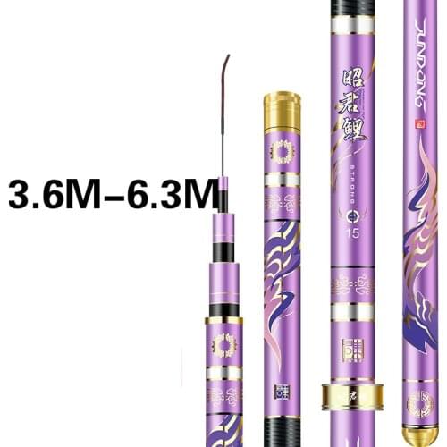Carp Fishing Rod Carbon Fiber Telescopic Fishing Rod Ultra Light Super Hard Feeder Hand Pole Fishing Tackle Pesca