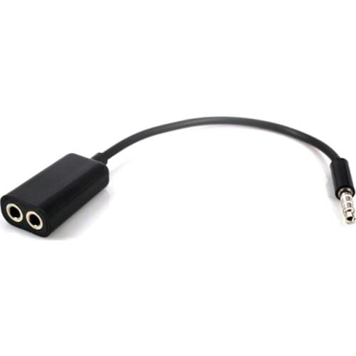 Universal 3.5mm Earphone Headphone M 1 to 2 Dual For Audio Splitter Cable Adapter Jack Hot Sale