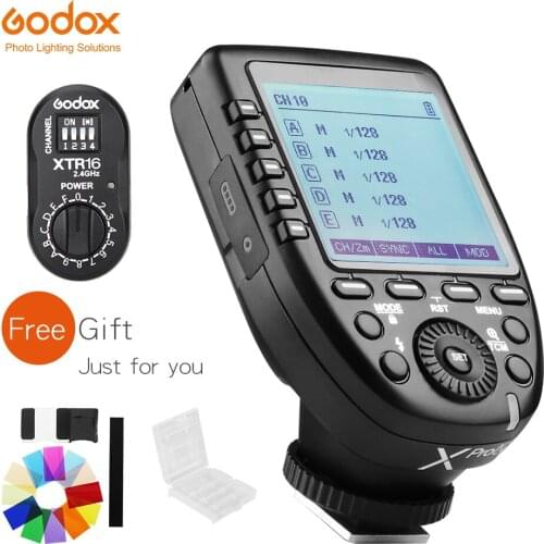 In Stock! GODOX XPro-N i-TTL 2.4G Wireless High Speed Sync 1/8000s X system High-speed Flash Trigger + XTR-16 For Nikon Cameras