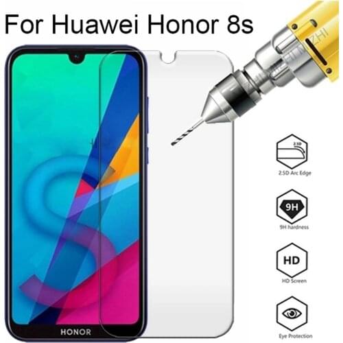 Original Glass For huawei honor 8s Screen Protector Protective Glass on honor 8 s s8 KSE-LX9 honor8s Safety film 2.5d glas 5.71