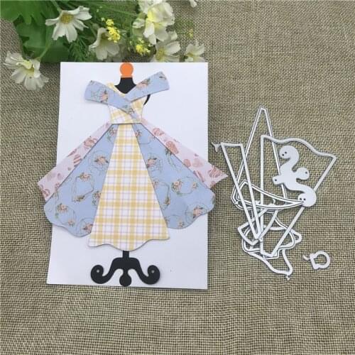 Woman Dress Wedding Metal Cutting die keychain shaker Heart Paper Key Chain Scrapbook Paper Craft Card Punch Art Knife Cutter