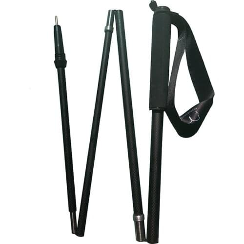 135g per set Ultralight foldable Carbon fiber real trekking pole