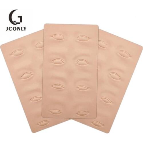 3D Microblading Skin Eyebrow Practice Skin 5pcs for Permanent Makeup to Practice Brow Micro-Blading and Needling