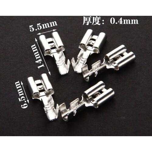 4.8 mm Female Insulated Electrical Crimp Terminal Connectors